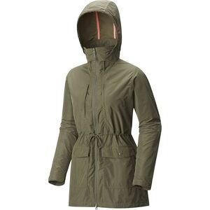 Mountain Hardwear Urbanite Parka Jacket Women’s Size Medium Olive Pockets